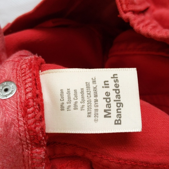 gymboree all smiles muted red skinny denim jeans 2T toddler girls - Picture 2 of 14